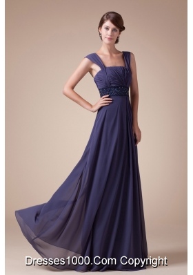 In Fashion Empire Square Neck quare Neck Long Prom Dress