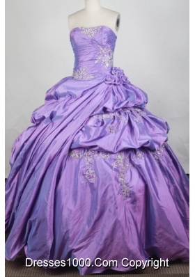 Exclusive Ball Gown Strapless Floor-length Lavender Quinceanera Dress