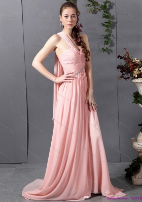 2015 Comfortable Sweetheart Prom Dress with Watteau Train