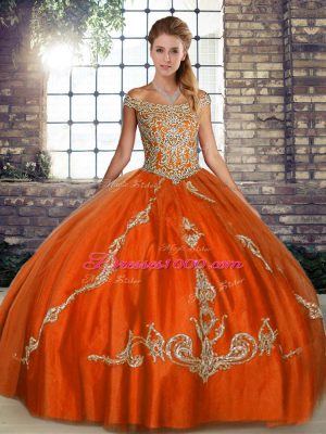 Sleeveless Beading and Embroidery Lace Up Quinceanera Dresses