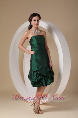 Ruffles Column Knee-length Prom / Homecoming Dress