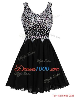 High Class Sleeveless Beading Zipper