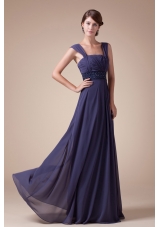 In Fashion Empire Square Neck quare Neck Long Prom Dress