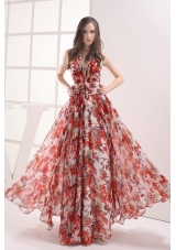 Multi-color Empire Halter Beading Ruching Prom Dress