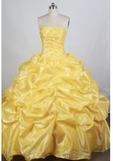 Brand New Ball gown Strapless Floor-length Quinceanera Dresses