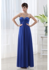 Sweetheart Empire Backless Beading Prom Dress