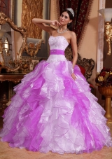 2014 Puffy Sweetheart Beading and Ruching Quinceanera Dresses