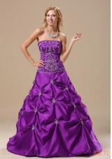 A-line Quinceanera Dresses with Embroidery Decorate Bodice Pick-ups