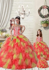 Top Seller Multi-color Princesita Dress with Ruffles and Beading for 2015