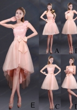 2015 Lace Up Organza Prom Dress with A Line