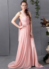 2015 Comfortable Sweetheart Prom Dress with Watteau Train