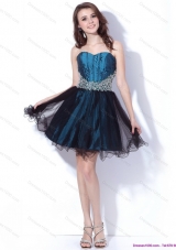 Multi Color Sweetheart Sequined and Ruffled Prom Dresses for 2015