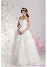 2015 Top Selling Sweetheart Wedding Dress with Paillette and Ruching