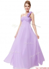 2016 New Style Straps Lavender Prom Dresses with Ruching