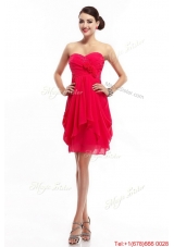 Fashionable Hand Made Flowers Prom Dresses with Sweetheart