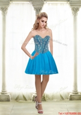 2015 Beautiful A Line Sweetheart Prom Dress with Beading