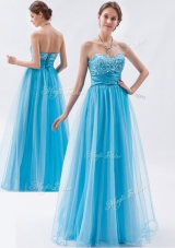 2016 Classical Empire Sweetheart Beading Prom Dresses for Pageant