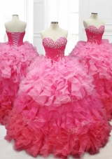 Popular Ball Gown Quinceanera Dresses with Beading and Ruffles