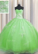 Most Popular Zipper Up Sleeveless Floor Length Beading and Appliques Zipper Sweet 16 Dresses