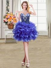 Latest Pick Ups Ball Gowns Party Dresses Fuchsia Sweetheart Taffeta Sleeveless High Low Lace Up