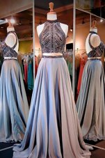 Custom Design Sleeveless Beading Backless Prom Party Dress