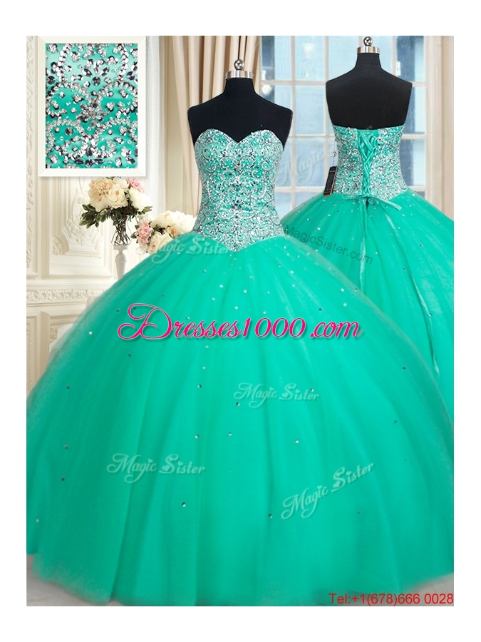 turquoise 15 dresses puffy